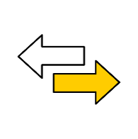 left and right arrow icon